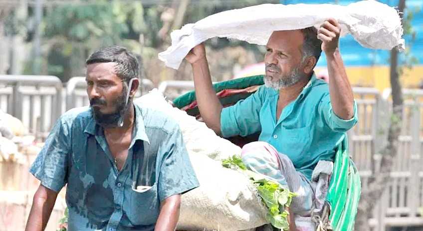 বরিশালে মৌসুমে সর্বোচ্চ তাপমাত্রা রেকর্ড