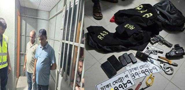 পটুয়াখালীতে র‍্যাবের পোশাক পরে ডাকাতির প্রস্তুতিকালে গ্রেপ্তার ২