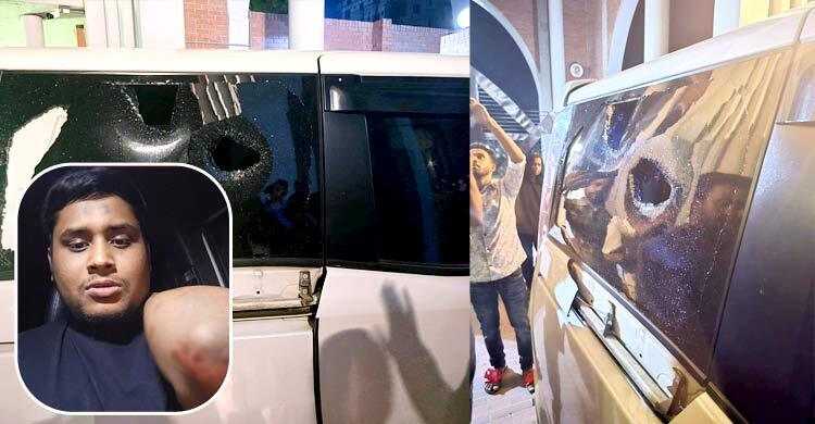 গাজীপুরে এনসিপি নেতা হাসনাত আব্দুল্লাহর গাড়িতে হামলা