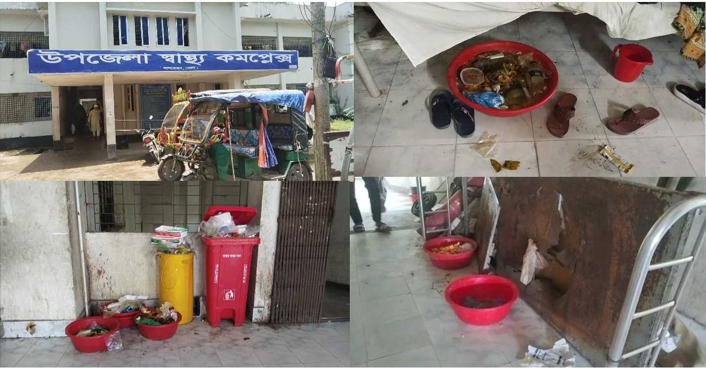 লালমোহন উপজেলা স্বাস্থ্য কমপ্লেক্স যেন নিজেই রোগী!