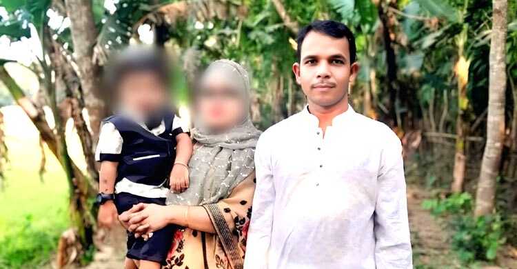 স্ত্রীকে হত্যা করে গভীর রাতে সন্তান নিয়ে থানায় স্বামী