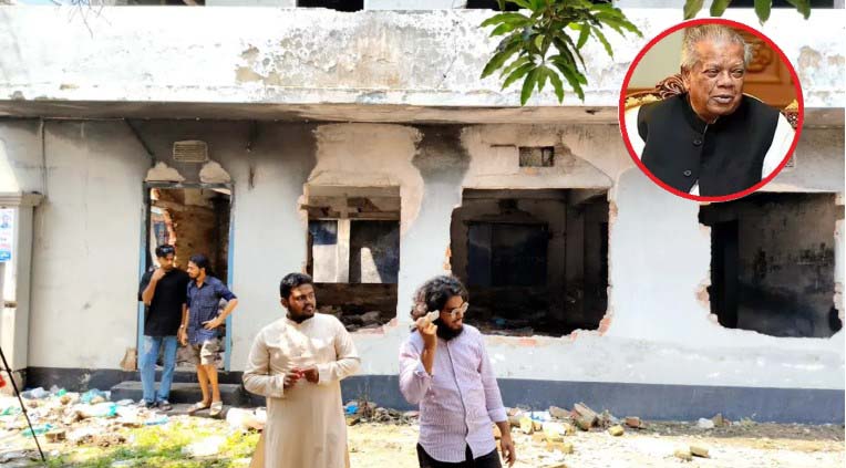 ঝালকাঠিতে আমুর বাসভবনে ফের ভাঙচুর