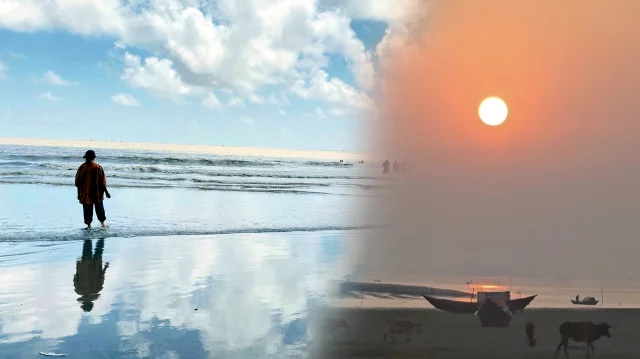 এক সৈকতেই সূর্যোদয় ও সূর্যাস্ত: রাঙ্গাবালীতে প্রকৃতির অপার বিস্ময়