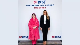 শিশুদের উজ্জ্বল ভবিষ্যত নিশ্চিতে মেলানিয়ার মঞ্চে জুবাইদা রহমান