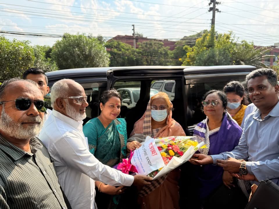 বরিশাল সিটি কর্পোরেশন পরিদর্শনে সেলিমা রহমান এমপি