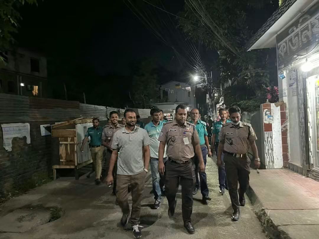 মাদক ও কিশোর গ্যাং এর দৌরাত্ম্য নিরসনে কাউনিয়া থানার আকস্মিক সাঁড়াশি অভিযান