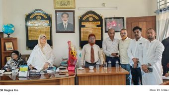 কালাইয়া মাধ্যমিক বিদ্যালয়ের সভাপতি মিজানুর রহমানের দায়িত্ব গ্রহণ