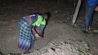 সাঈদীর মামলার বাদীর মরদেহ নিয়ে দিনভর উত্তেজনা, রাতে দাফন
