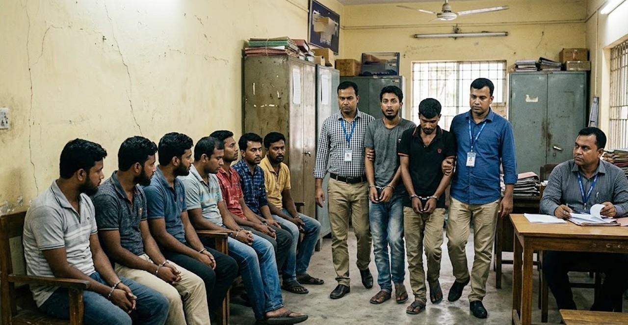 থানায় ৮ চোরের সঙ্গে দেখা করতে এসে গ্রেপ্তার আরও ২ চোর