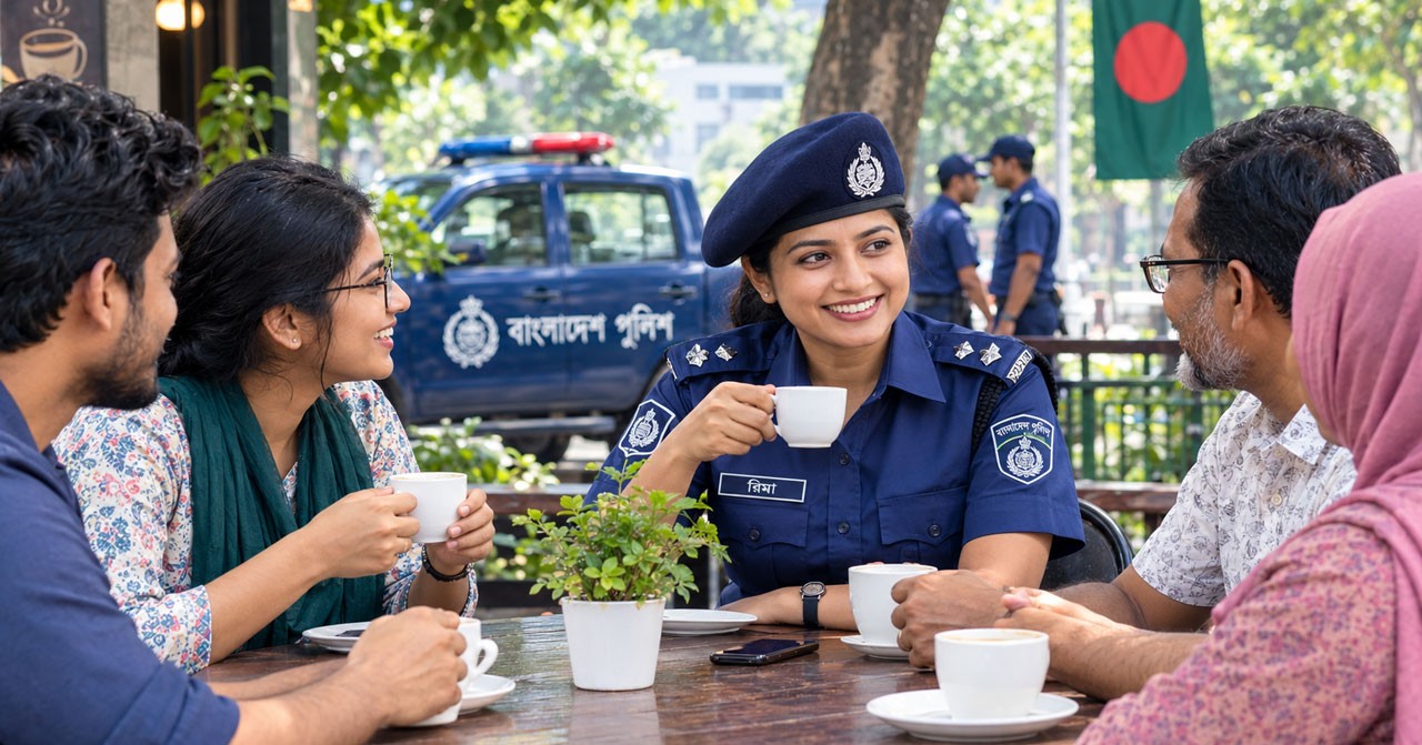 আজ পুলিশের সঙ্গে এক কাপ কফি খাওয়ার দিন