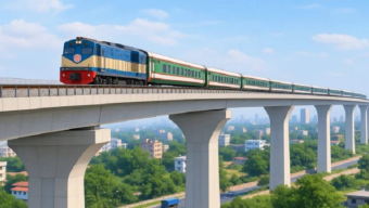 ঢাকা-কুমিল্লা উড়াল রেলপথে চট্টগ্রামের দূরত্ব কমবে ৮০ কিমি, নির্মাণ ব্যয় কত?